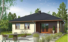 80m2 prefabrik villa