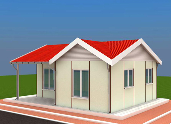 50 metrekare prefabrik ev