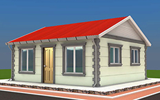 40 metrekare tek katlı prefabrik ev