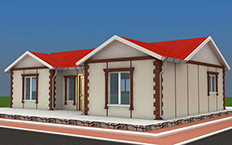 74 metrekare tek katlı prefabrik ev