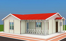 77 metrekare tek katlı prefabrik ev